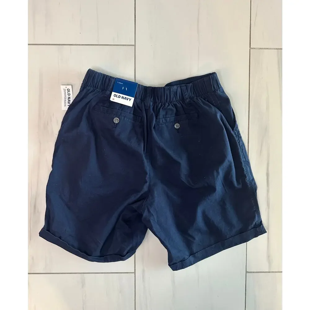 Old Navy Girls Navy Chino Shorts Medium (8) 7